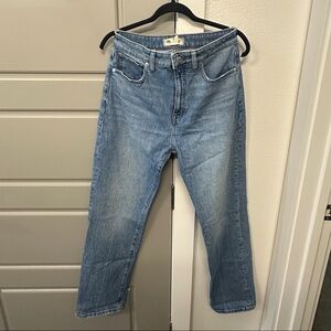 Madewell Medium Wash Curvy ‘90s Straight Denim Jeans Size 28